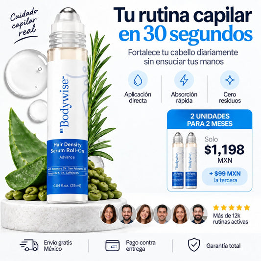 Bodywise | Roll-on para crecimiento del cabello