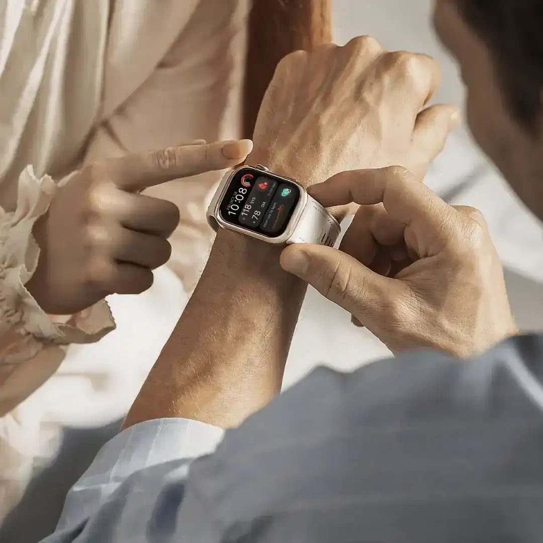 GLUCOWATCH - RELOJ INTELIGENTE MEDIDOR DE GLUCOSA EN SANGRE + PELÍCULA DE VIDRIO PROTECTORA (GRATIS) - Castellita