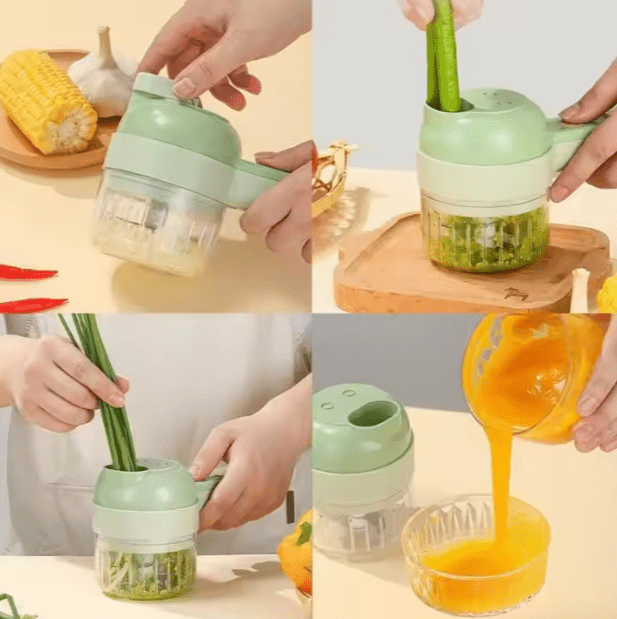 Picador Eléctrico Multifuncional 4 en 1 - Castellita